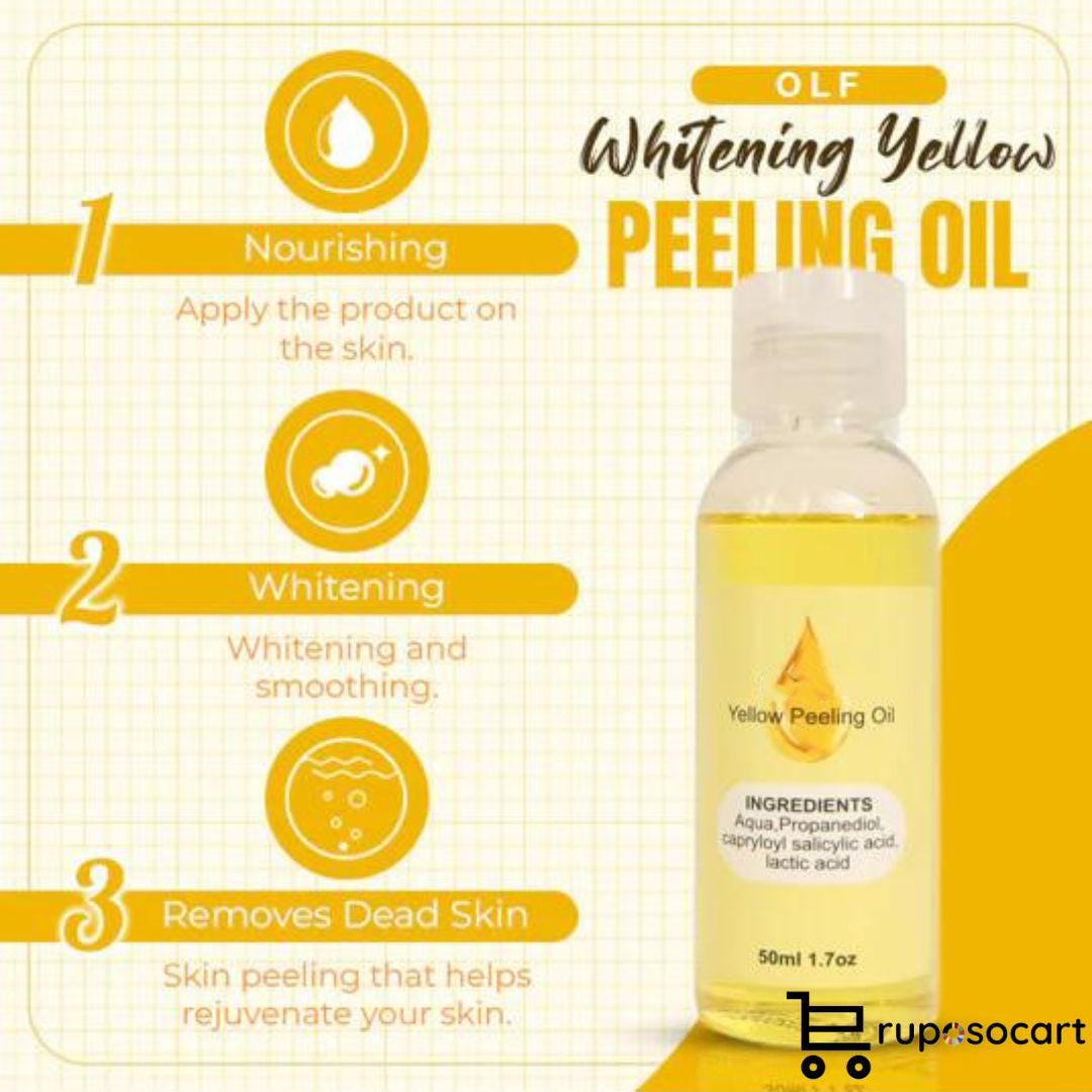 Yellow Peeling Oil for Dark Skin (Buy 1 Get 1 Free)