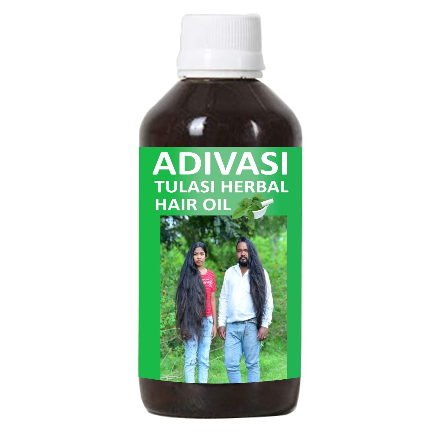 Donnara Organics Adivasi Tulsi Herbal Hair Oil for Hair Fall And Hair Growths 100  Ayurvedic (250 ML)