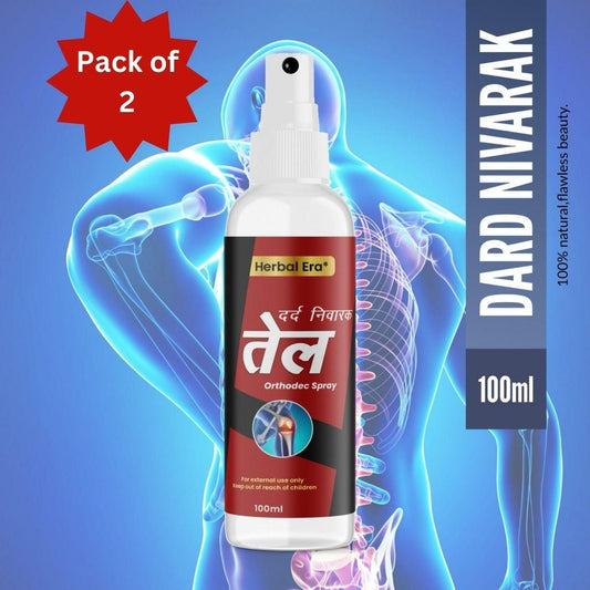 Herbal Era Dard Nivarak Spray Tel 100ml - Natural Pain Relief Formula Buy 1 Get 1 Free