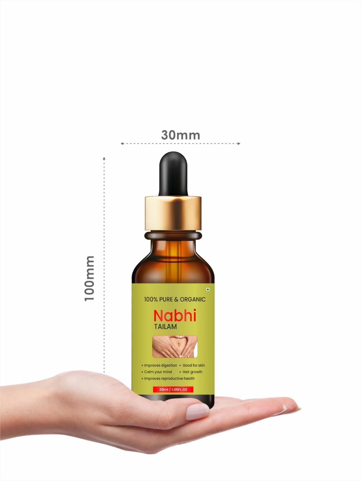Nabhi Touch Ayurvedic Relief Oil For Belly (Pack of 2)