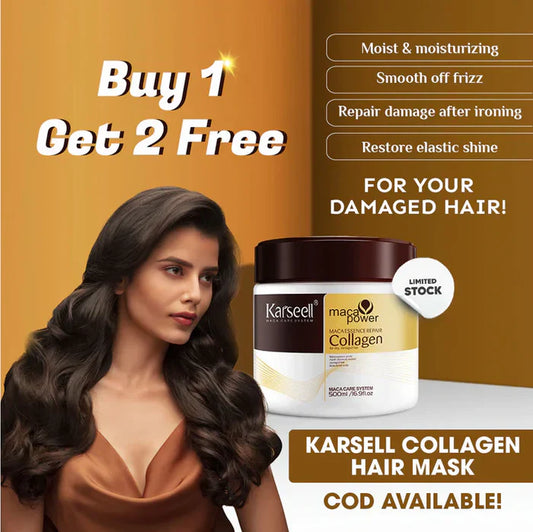 KARSEELL COLLAGEN HAIR MASK - DEEP REPAIR CONDITIONING & HYDRATION (Buy 1 Get 1 Free)