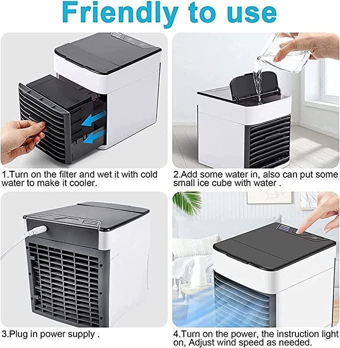 Humidifier Purifier Mini CoolCube: The 3-in-1 Personal Climate Control