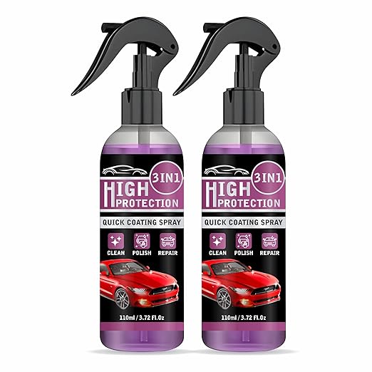 Premium 3 IN 1 Quick High Protection Car Coating Spray (Buy 1 Get 1 Free)