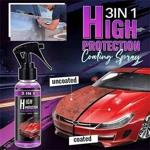 Premium 3 IN 1 Quick High Protection Car Coating Spray (Buy 1 Get 1 Free)