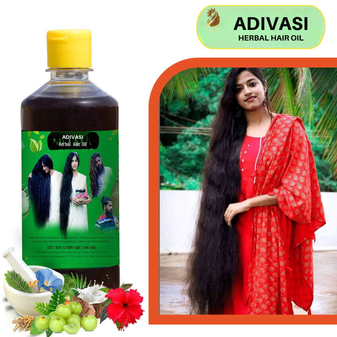 Adivasi herbal hair oil (Buy 1 Get 1 Free)