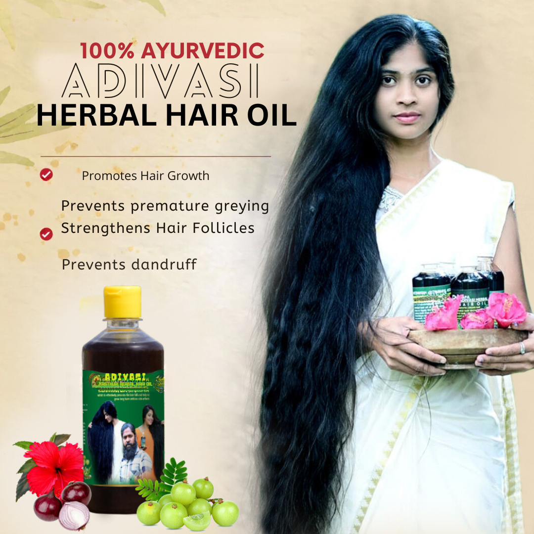 Adivasi herbal hair oil (Buy 1 Get 1 Free)